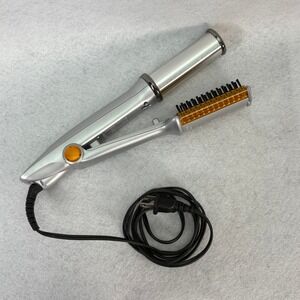 InStyler Rotating Hair Straightening Curling Hot Iron 1 1/4" IS1001 Tested EUC